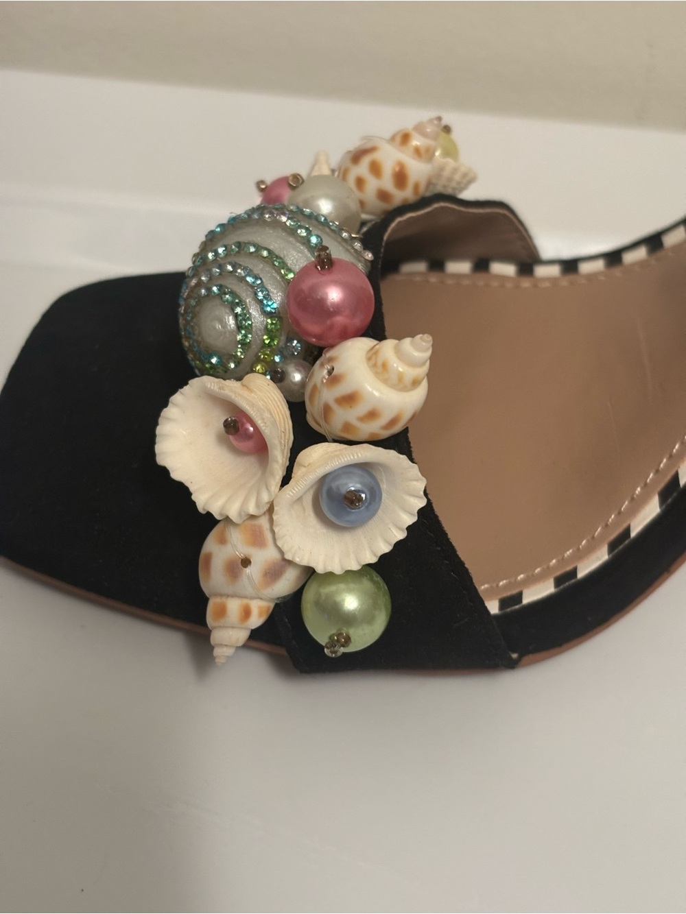 Betsey Johnson Women’s Anckor Heeled Seashell Sandal size 7 1/2 - Picture 8 of 8